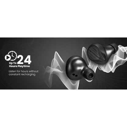 Volkano Scorpio Series True Wireless Earphones - Black