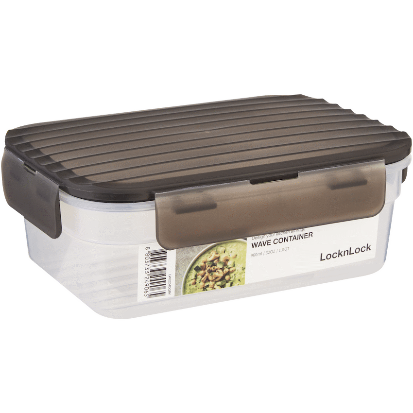 LocknLock Wave container 960ml grey