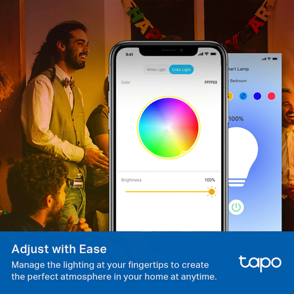 TP-Link Tapo L530E (4-Pack) Smart Wi-Fi Light Bulb - Multicolor