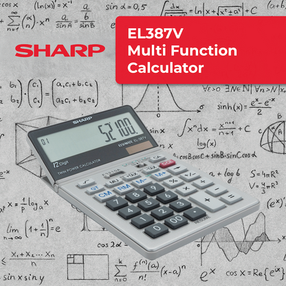 Sharp EL387V Multi-Function Calculator