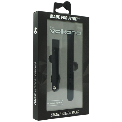 Volkano Smart Watch Band - Silicone - Fitbit Inspire/Lite Large - Black