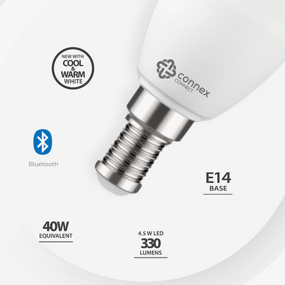 Smart WiFi Bulb 4.5W LED White Candle Bayonet