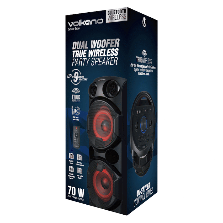 Volkano Samson Series Dual 6.5" Speaker