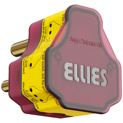 Ellies Re-wireable High Surge Plug Top - RD