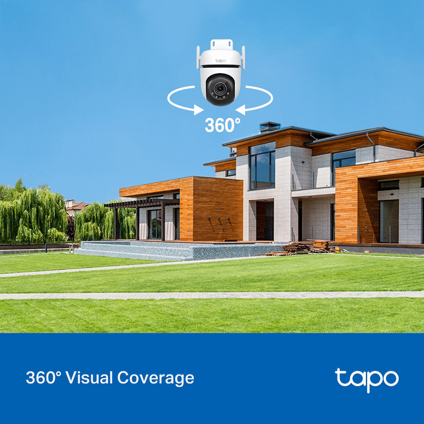 TP-Link Tapo C520WS 4MP 2K QHD Outdoor Pan/Tilt Security Wi-Fi Camera