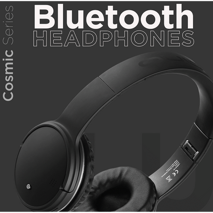 Volkano Cosmic Series Bluetooth Headphones - Black