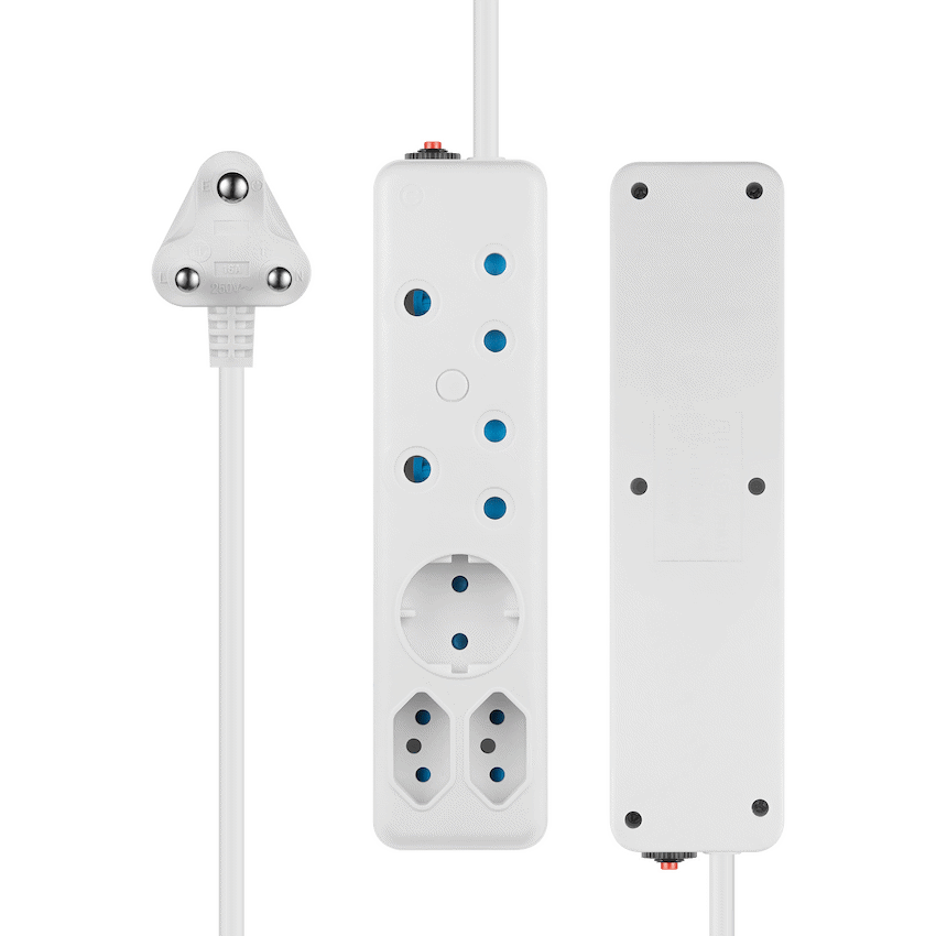 Ellies 5-Way Multiplug - 0.5m