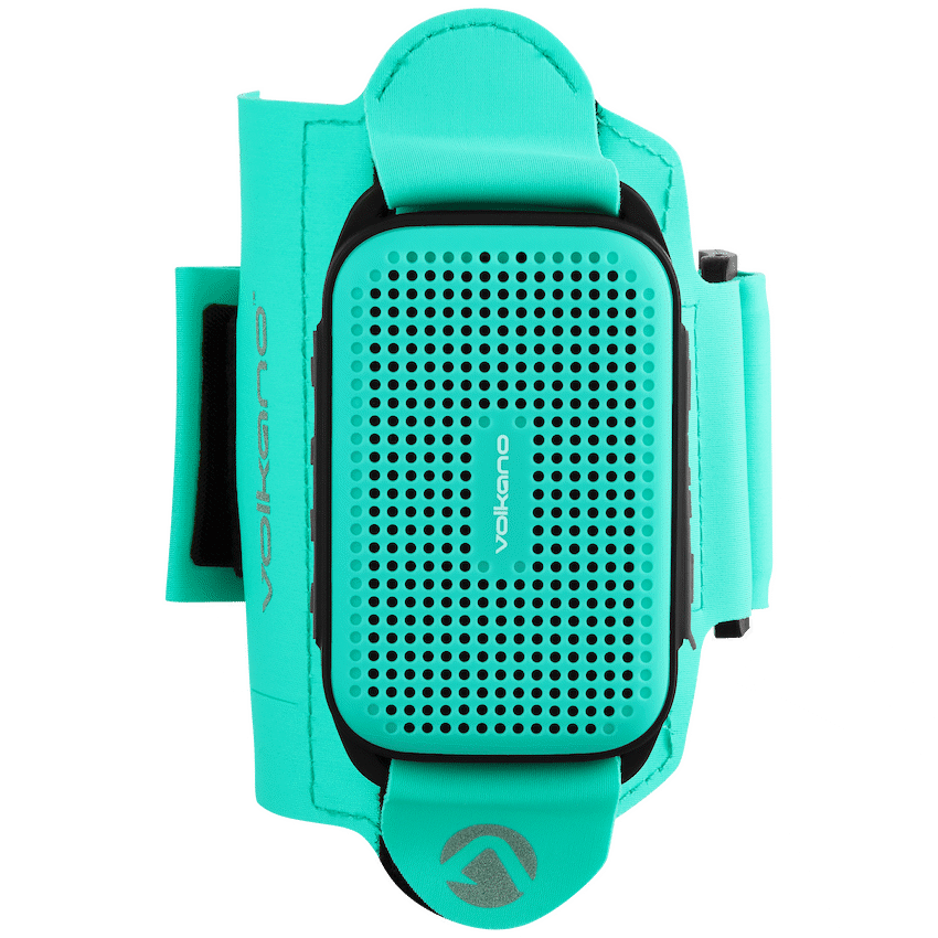 Volkano Pumped Series Wearable Speaker with Armband - Mint