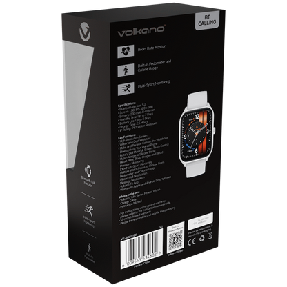 Volkano Life Series Smart Watches - Silver