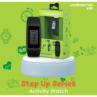 Volkano Step Up Series Activity Watch - Black