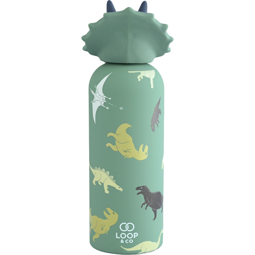Loop&Co 500ml Water Bottle - Dinosaur