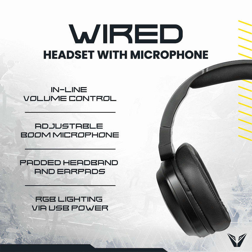 VX Gaming Thunder series Gaming Headset RGB