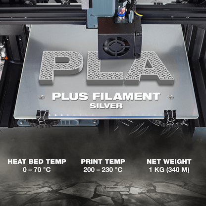 SA Filament PLA Plus Chrome Filament 1kg - Silver