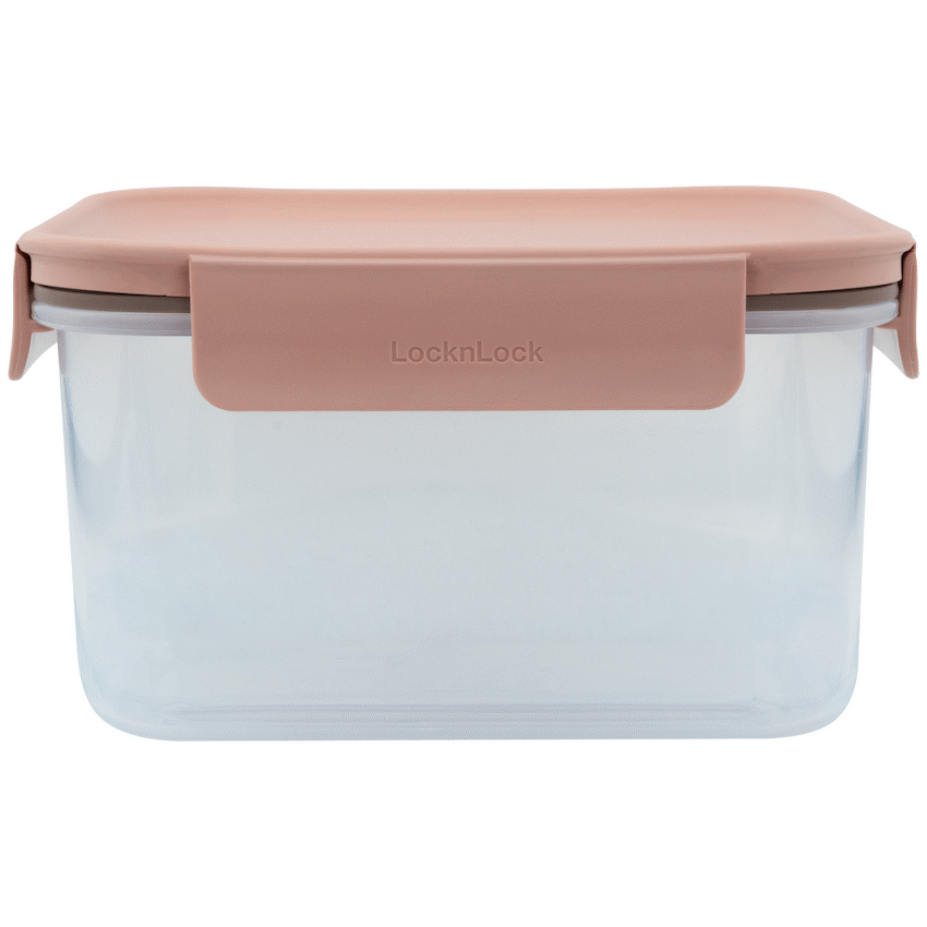 LocknLock Classic Plus sq 1.25lt pink ( Order in Qty of 3)