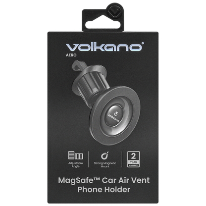 Volkano Aero Series MagSafe Air Vent Car Phone Holder - Black