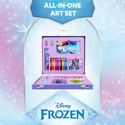 42 PIECE COLOURING STATIONERY BRIEFCASE- FROZEN