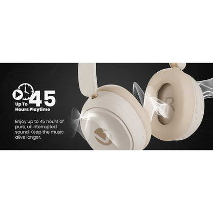 Volkano Lexi Bluetooth Headphone with ANC - Nude