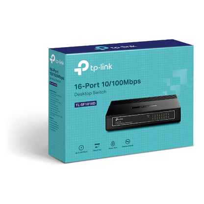 TP-Link TL-SF1016D 16-Port 10/100Mbps Desktop Switch