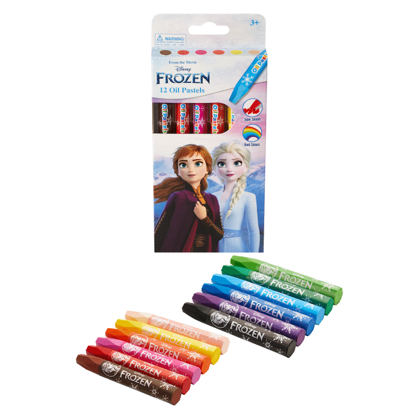 Frozen 12 Oil Pastels Multi