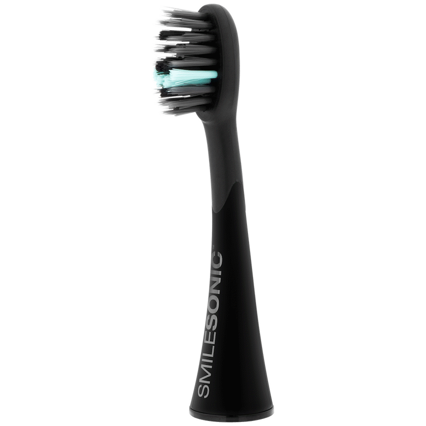 2 Replacement toothbrush heads - Black