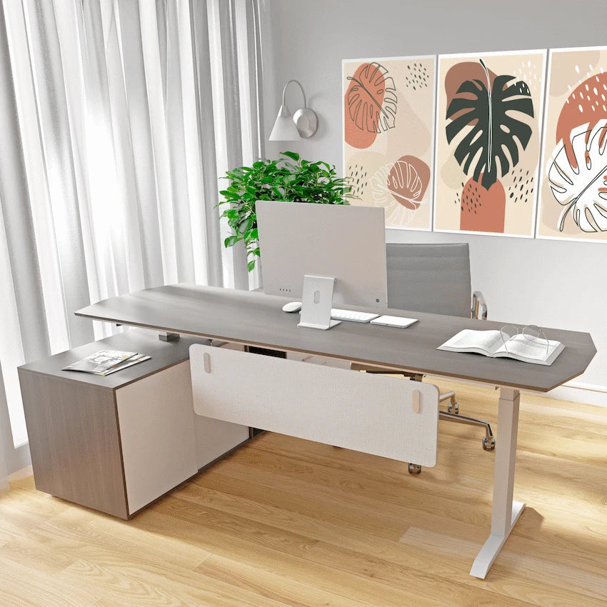 Everfurn Premium Miami Height Adjustable Desk Box 3 of 4