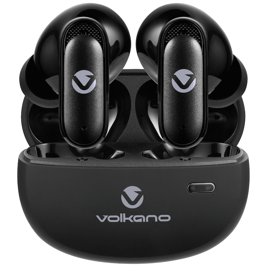 Volkano Nomad Active Noise-Cancelling True Wireless Earphones - Black