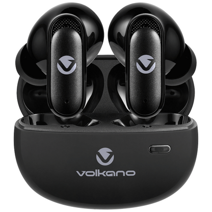 Volkano Nomad Active Noise-Cancelling True Wireless Earphones - Black