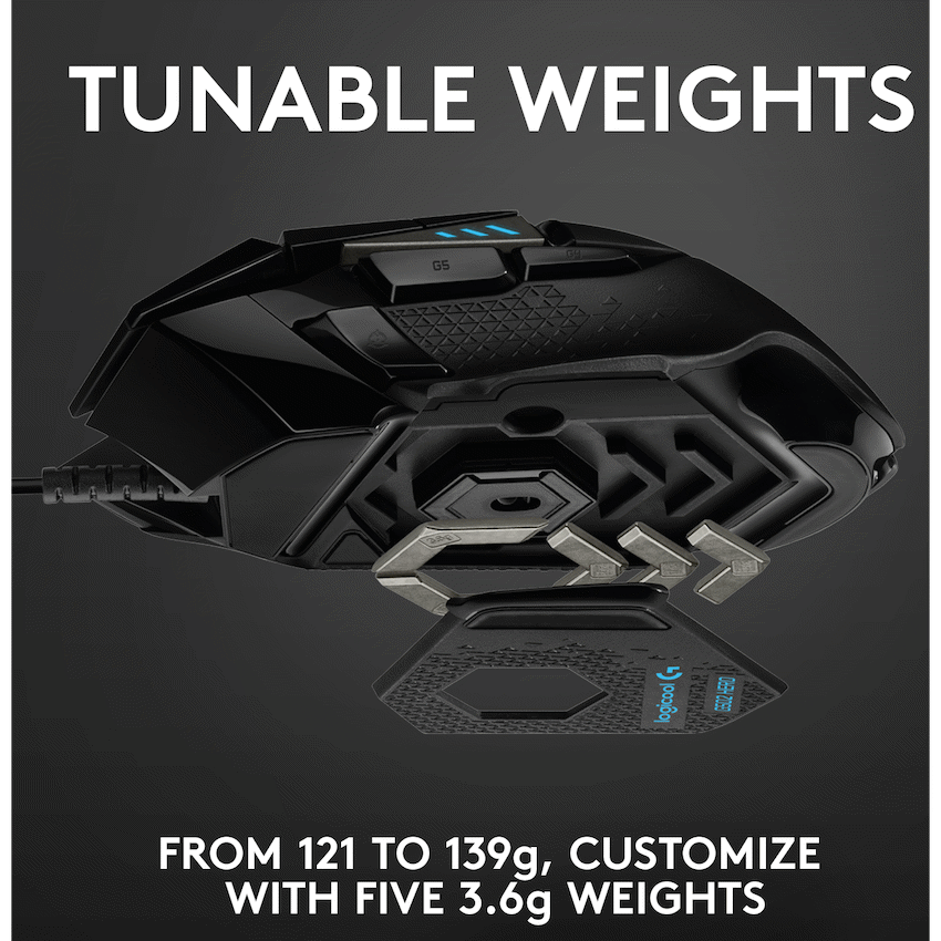 Logitech(R) G502 HERO High Performance Gaming Mouse