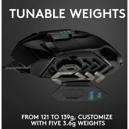 Logitech(R) G502 HERO High Performance Gaming Mouse