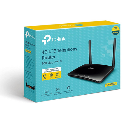 TP-Link TL-MR6500V 300Mbps Wireless N 4G LTE Router + VoIP