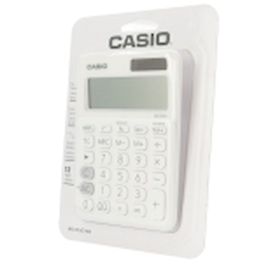 Casio MS-20UC - Desktop calculator 12 Digit - White