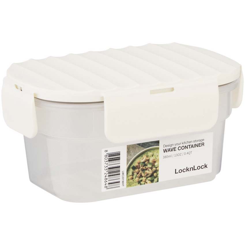 LocknLock Wave container 380ml white
