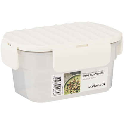 LocknLock Wave container 380ml white