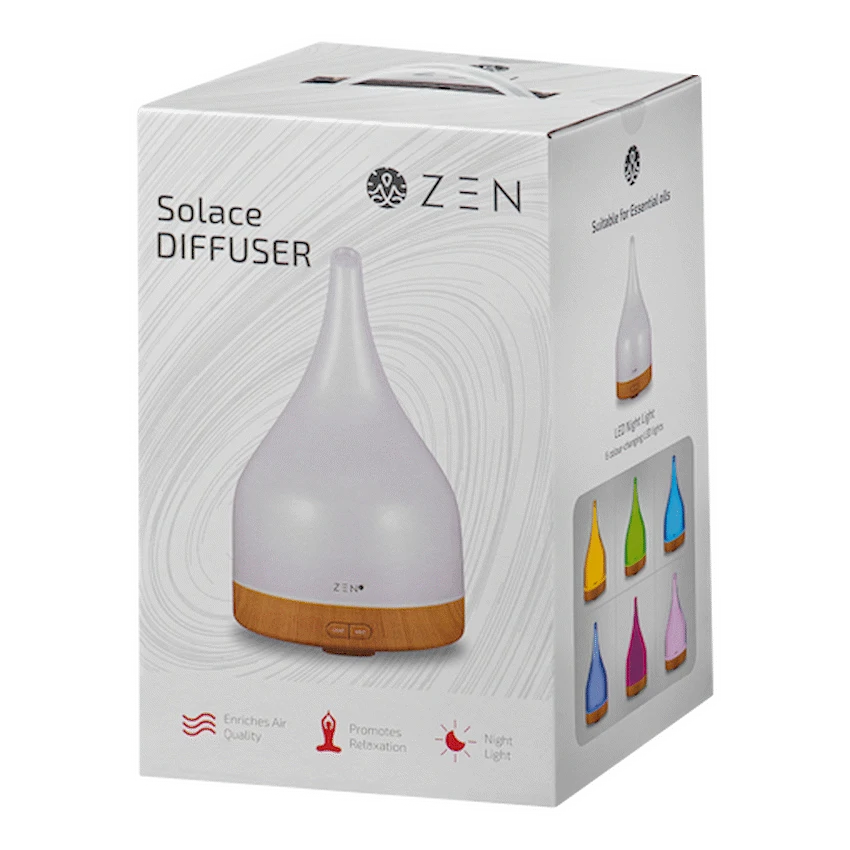 Zen Solace Diffuser - Light Wood