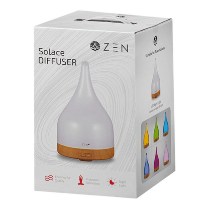 Zen Solace Diffuser - Light Wood