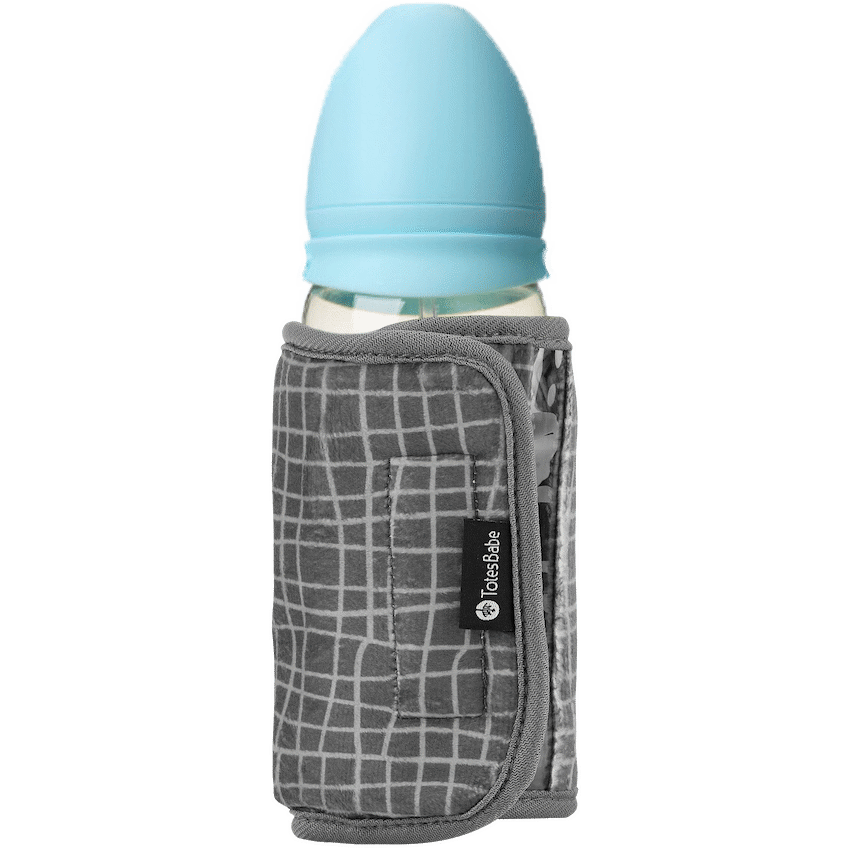 Totes Babe Wavy Series USB Bottle Warmer - Grey