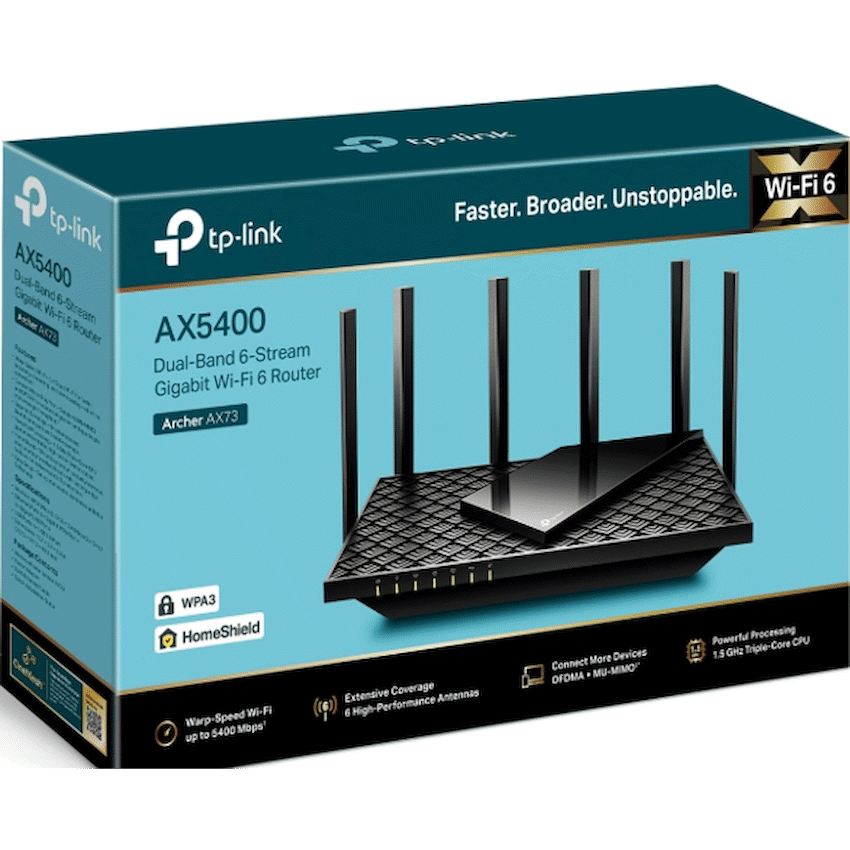 TP-Link Archer AX73 AX5400 Dual-Band Wi-Fi 6 Router