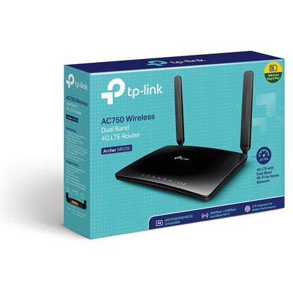 TP-Link Archer MR200 AC750 Wireless Dual Band 4G LTE Router