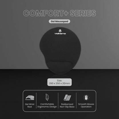 Volkano Comfort+ Series Gel Mouse Pad