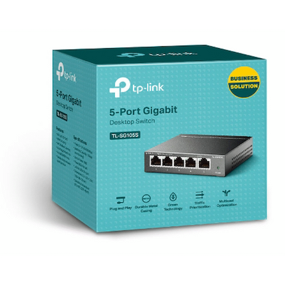 TP-Link TL-SG105S - 5-Port Gigabit Desktop Switch