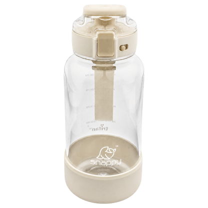 Snappy Tritan Bottle with straw 1lt Vanilla ( Order in Qty of 6)