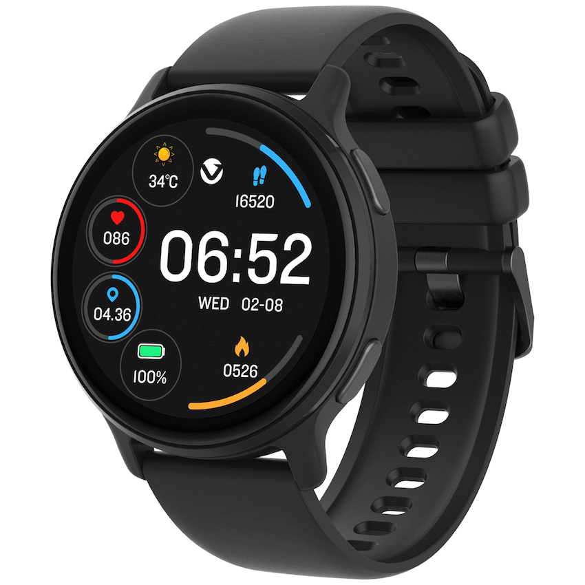 Volkano Stellar Series GPS Smartwatch - Black