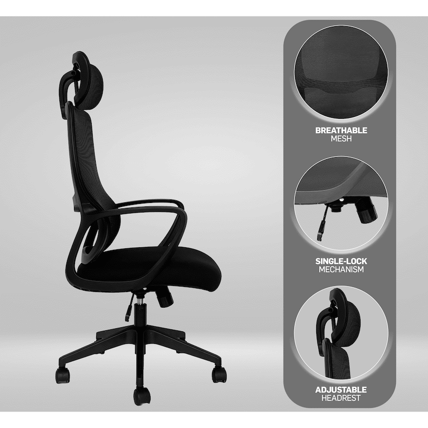 Everfurn Craft High Back Office Chair
