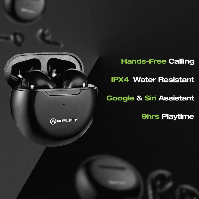 Amplify Astro Series True Wireless Earphones - Black