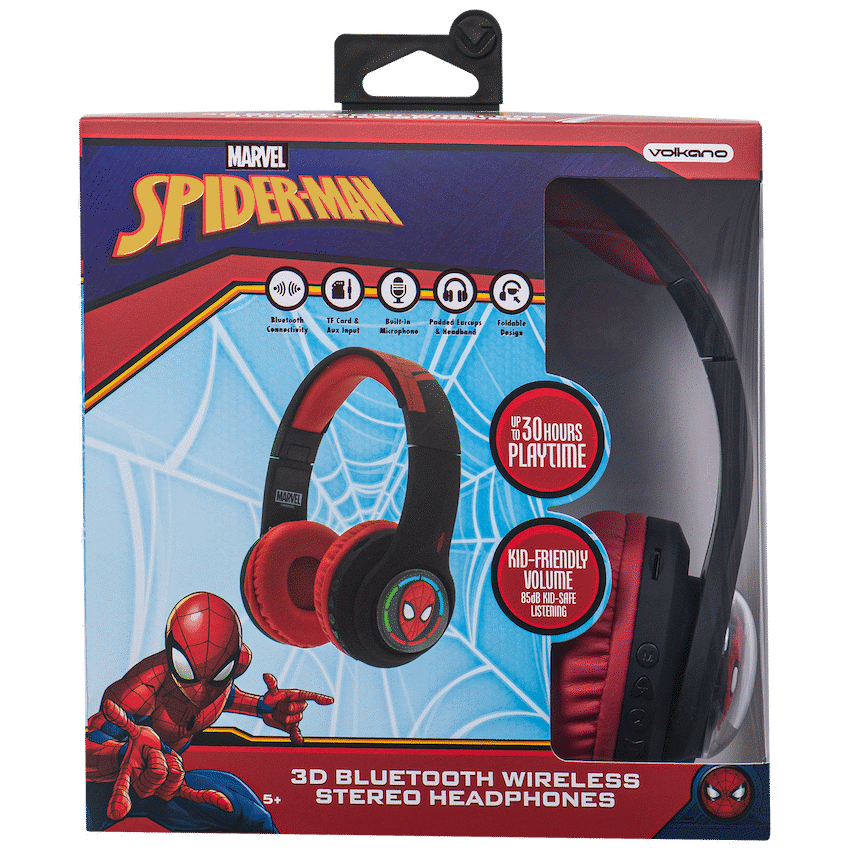 Marvel Spider-Man 3D Bluetooth Headphones