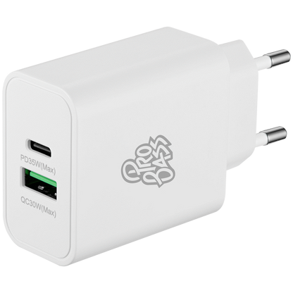 Pro Bass Dual USB + Type-C Wall Charger 32w
