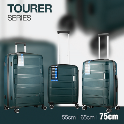 Travelwize Tourer PP 75cm 4-wheel Spinner Luggage Petrol