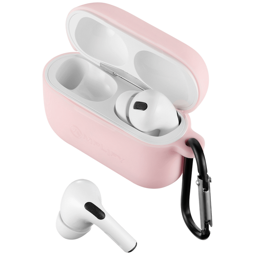 Amplify Note X Series TWS Earphones - White Case + Pink Cover