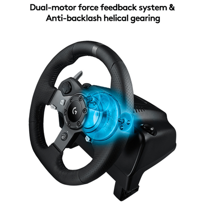 Logitech(R) G920 Driving Force Racing Wheel and Pedals for XB & PC