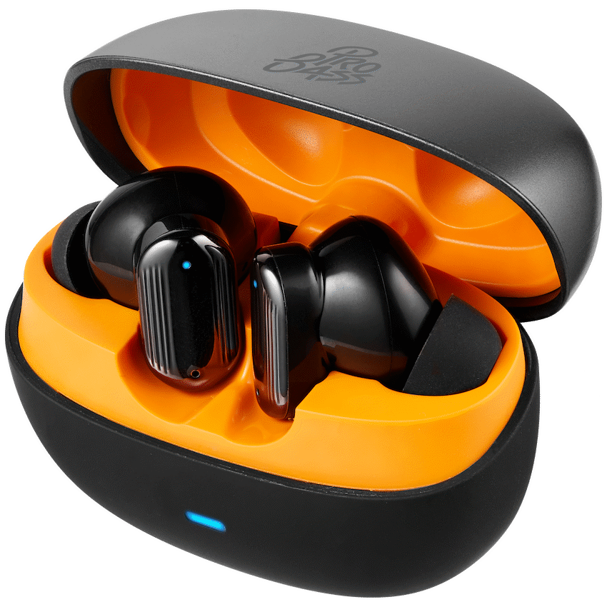 Pro Bass Flex Series TWS Earphone - Black + Orange